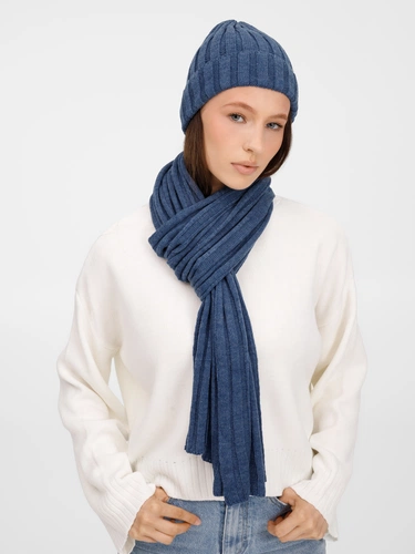 Шарф Metelitsa, синий меланж (джинс) Шарф Metelitsa, синий меланж (джинс)