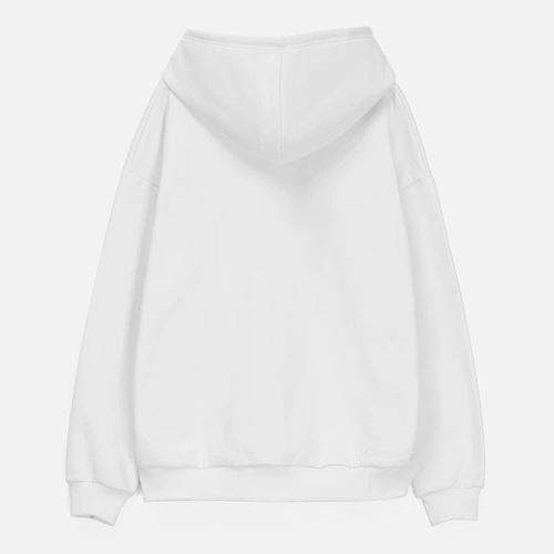 Толстовка унисекс оверсайз Sartoro, белая Толстовка унисекс оверсайз Sartoro, белая