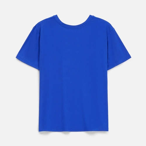 Футболка унисекс Senti, ярко-синяя Футболка унисекс Senti, ярко-синяя