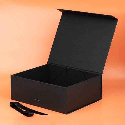 Коробка складная Rusetti, L, черная Коробка складная Rusetti, L, черная