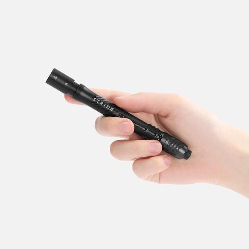 Фонарик с фокусировкой луча Fokus, серо-синий Фонарик с фокусировкой луча Fokus, серо-синий