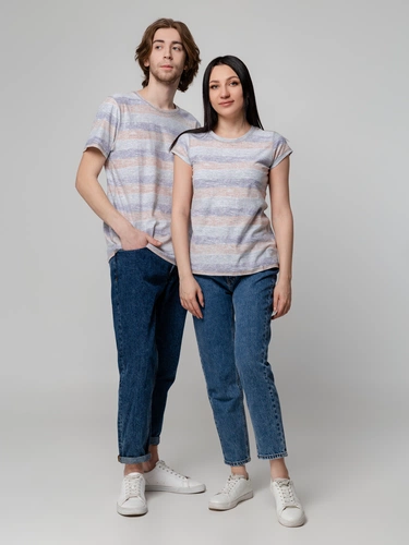 Футболка мужская Rayet двусторонняя, оранжевая с фиолетовым Футболка мужская Rayet двусторонняя, оранжевая с фиолетовым