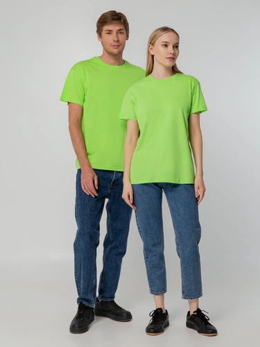 Футболка унисекс T-bolka 140, зеленое яблоко Футболка унисекс T-bolka 140, зеленое яблоко