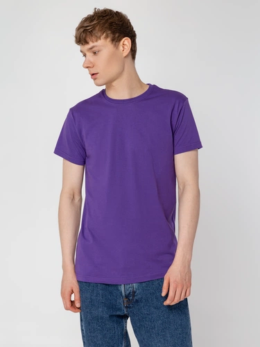 Футболка унисекс T-Bolka 160, фиолетовая Футболка унисекс T-Bolka 160, фиолетовая