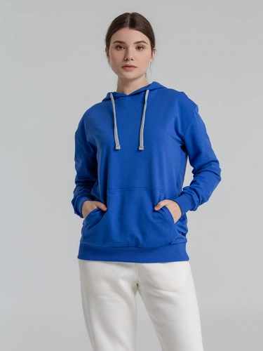 Толстовка с капюшоном Unit Kirenga, ярко-синяя Толстовка с капюшоном Unit Kirenga, ярко-синяя