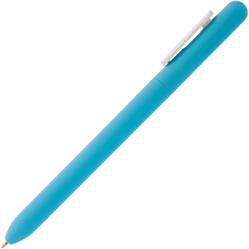 Ручка шариковая Swiper Soft Touch, голубая с белым Ручка шариковая Swiper Soft Touch, голубая с белым