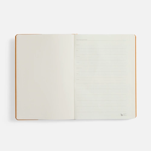 Ежедневник Urban Hard, недатированный, оранжевый Ежедневник Urban Hard, недатированный, оранжевый