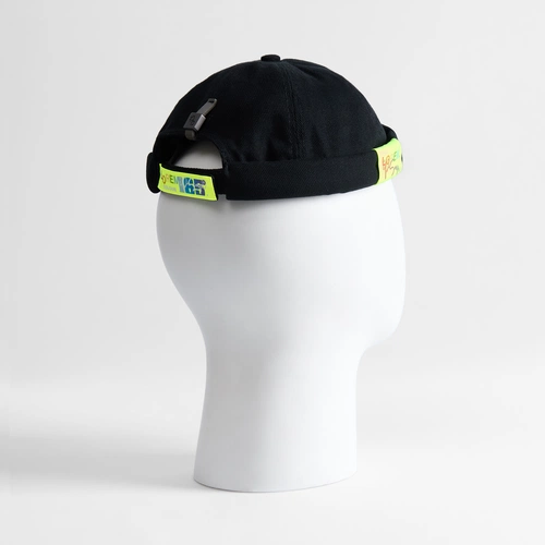 Кепка без козырька Marinero, черная с кастомизацией Кепка без козырька Marinero, черная с кастомизацией