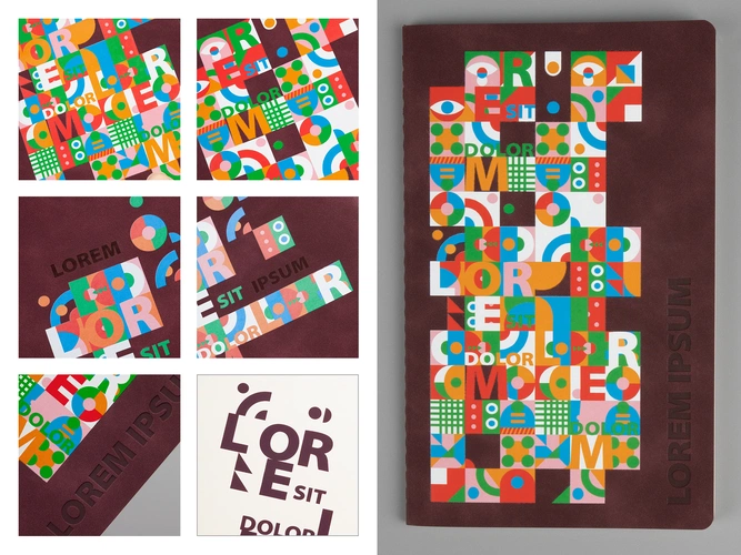 Комплект блокнотов Luba с нанесением