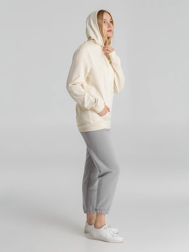 Толстовка с капюшоном унисекс Hoodie, светло-желтая Толстовка с капюшоном унисекс Hoodie, светло-желтая