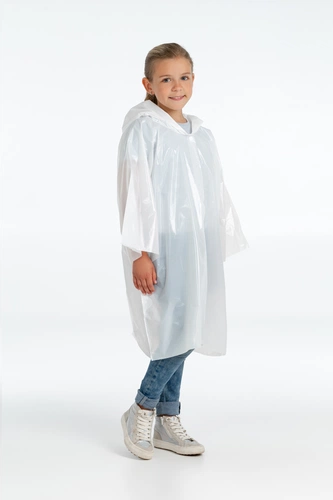 Дождевик-плащ детский BrightWay Kids, белый Дождевик-плащ детский BrightWay Kids, белый