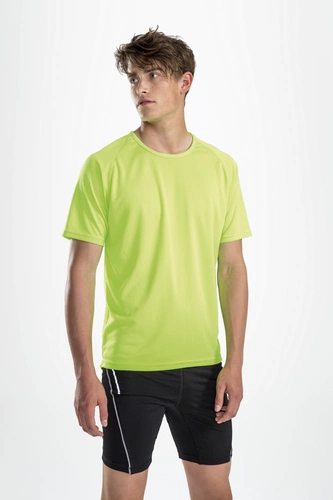 Футболка унисекс Sporty 140, оранжевый неон Футболка унисекс Sporty 140, оранжевый неон