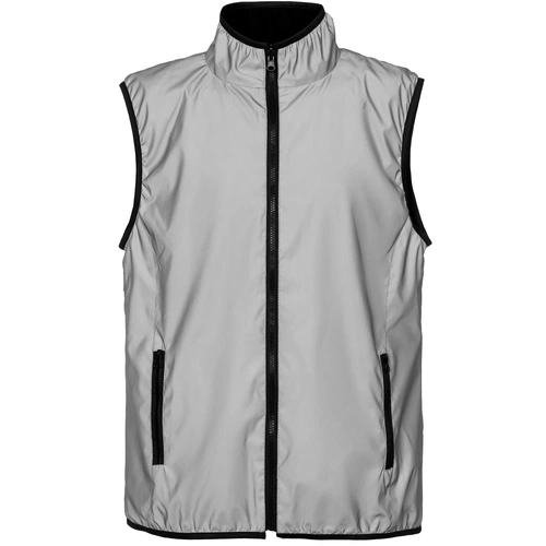 Жилет двусторонний Manifest из светоотражающей ткани, серый Жилет двусторонний Manifest из светоотражающей ткани, серый