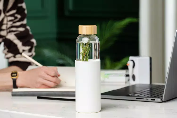 Бутылка для воды Onflow, белая Бутылка для воды Onflow, белая