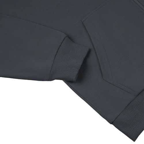 Толстовка на молнии с капюшоном Siverga 2.0, темно-серая (графит) Толстовка на молнии с капюшоном Siverga 2.0, темно-серая (графит)