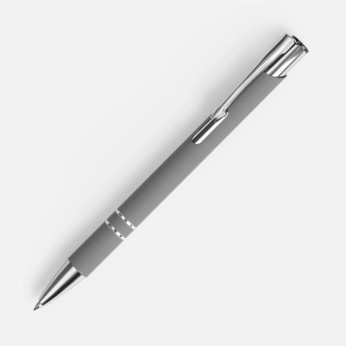 Ручка шариковая Keskus Soft Touch, серая Ручка шариковая Keskus Soft Touch, серая