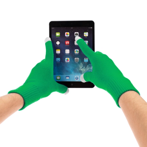 Перчатки сенсорные Urban Flow, зеленые Перчатки сенсорные Urban Flow, зеленые