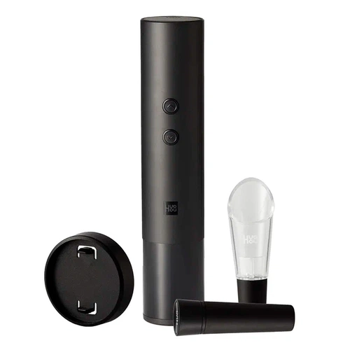 Винный набор HuoHou Electric Wine Bottle Opener 4 in 1, черный Винный набор HuoHou Electric Wine Bottle Opener 4 in 1, черный