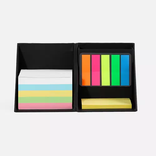 Настольный набор со стикерами Mnemonic ver.2, черный Настольный набор со стикерами Mnemonic ver.2, черный