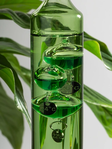 Термометр стеклянный «Галилео», зеленый Термометр стеклянный «Галилео», зеленый