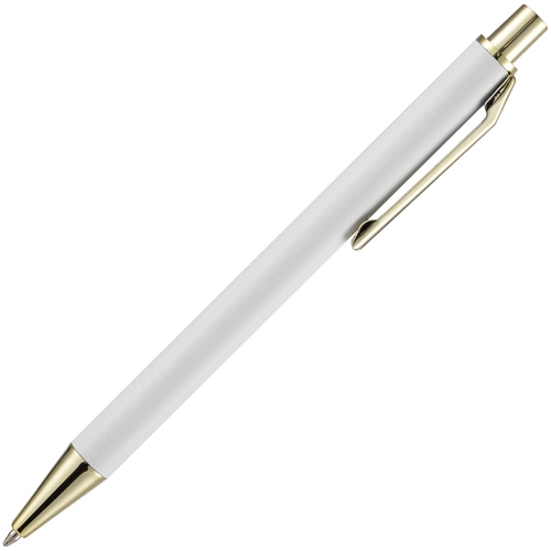Ручка шариковая Lobby Soft Touch Gold, белая Ручка шариковая Lobby Soft Touch Gold, белая