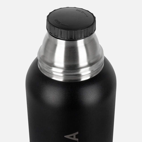 Термос Relaxika 1200 со стикерпаком, черный Термос Relaxika 1200 со стикерпаком, черный