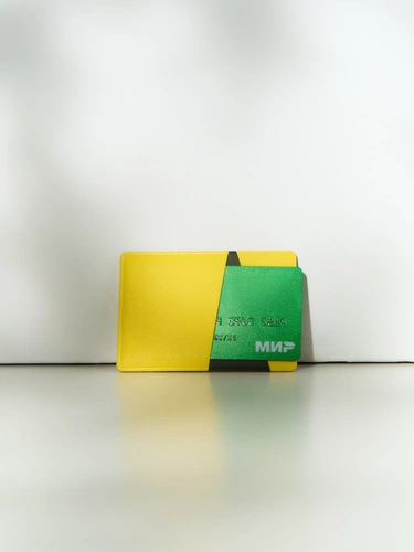 Картхолдер Dual, серо-желтый Картхолдер Dual, серо-желтый