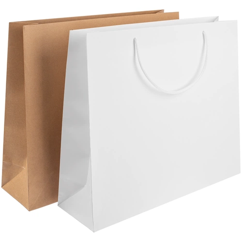Пакет бумажный Plat L, белый Пакет бумажный Plat L, белый