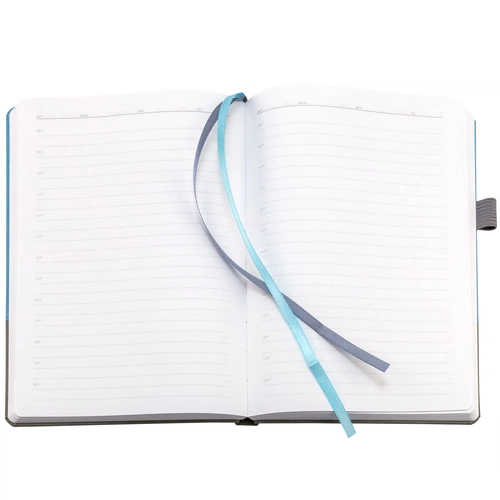 Ежедневник Horizon, недатированный, серый с голубым Ежедневник Horizon, недатированный, серый с голубым