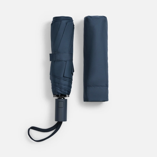 Зонт складной Cloudex, темно-синий Зонт складной Cloudex, темно-синий