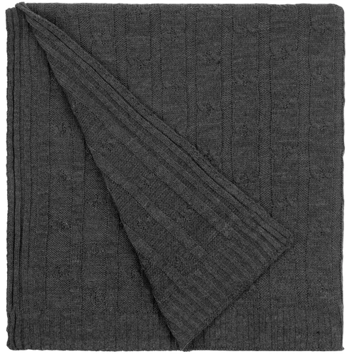 Плед Trenza, темно-серый Плед Trenza, темно-серый