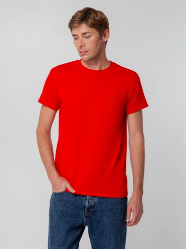 Футболка унисекс T-bolka 140, красная Футболка унисекс T-bolka 140, красная