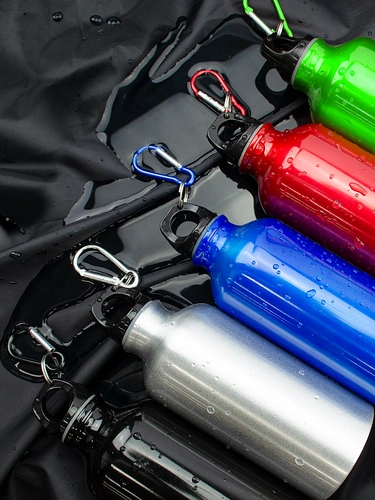 Бутылка для спорта Re-Source, черная Бутылка для спорта Re-Source, черная