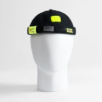 Кепка без козырька Marinero, черная с кастомизацией