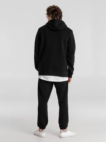 Толстовка с капюшоном унисекс King, черная Толстовка с капюшоном унисекс King, черная