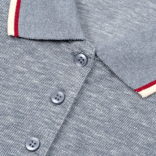 Рубашка поло мужская Paname Men, голубой меланж Рубашка поло мужская Paname Men, голубой меланж