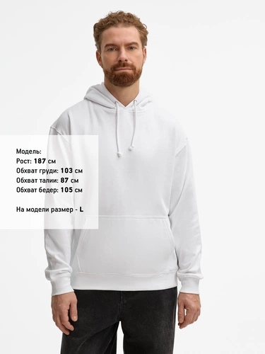 Худи унисекс Condor, белое Худи унисекс Condor, белое