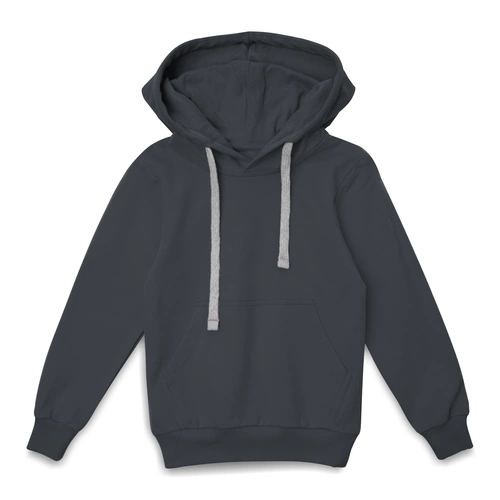 Толстовка с капюшоном детская Kirenga Kids, темно-серая (графит) Толстовка с капюшоном детская Kirenga Kids, темно-серая (графит)