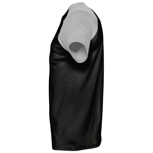 Футболка мужская двухцветная Funky 150, черная с серым меланжем Футболка мужская двухцветная Funky 150, черная с серым меланжем