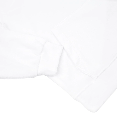 Худи флисовое унисекс Manakin, белое Худи флисовое унисекс Manakin, белое