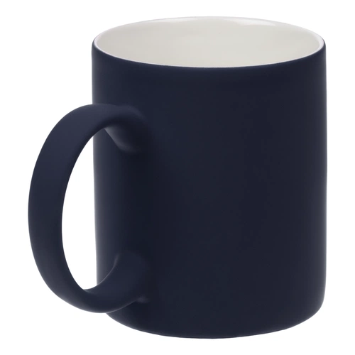 Кружка Promo Soft с покрытием софт-тач, темно-синяя Кружка Promo Soft с покрытием софт-тач, темно-синяя