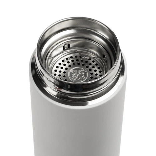 Термос с ситечком Percola, белый Термос с ситечком Percola, белый