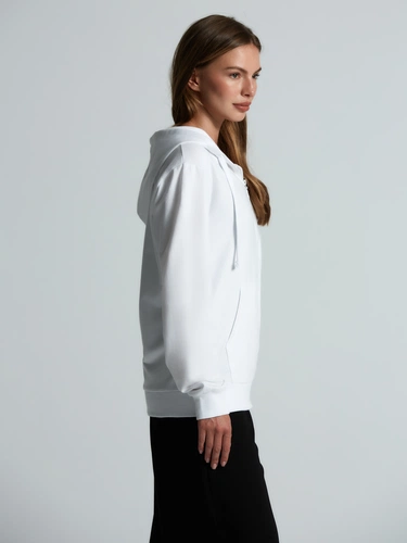 Толстовка на молнии с капюшоном Siverga 2.0, белая Толстовка на молнии с капюшоном Siverga 2.0, белая