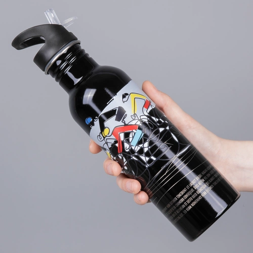 Спортивная бутылка Cycleway, черная Спортивная бутылка Cycleway, черная