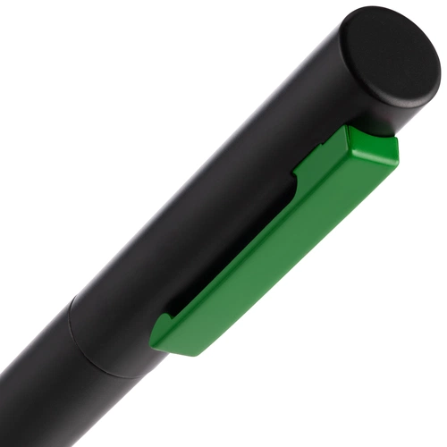 Ручка шариковая Inkolor, черная с зеленым Ручка шариковая Inkolor, черная с зеленым