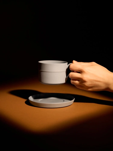 Чайная пара Pastello Moderno, голубая Чайная пара Pastello Moderno, голубая