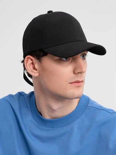 Бейсболка Kosmos, черная Бейсболка Kosmos, черная