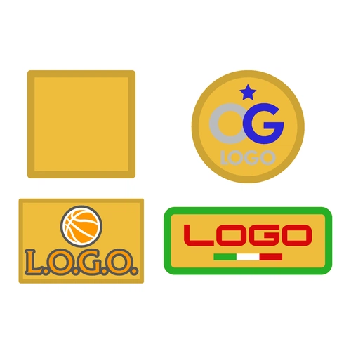 Шеврон из габардина Gabo S, желтый Шеврон из габардина Gabo S, желтый