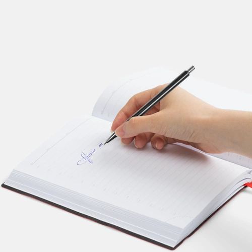 Ручка шариковая Slim Beam, черная Ручка шариковая Slim Beam, черная