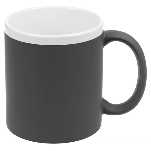 Кружка StopSpot с покрытием софт-тач, серая Кружка StopSpot с покрытием софт-тач, серая